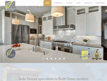 Tablet Screenshot of isolahomes.com